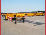 Double Axles 20FT 40FT Skeletal Container Semi Trailer for Sale