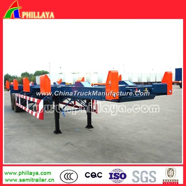 Long Vehicle Port-Use 40FT Container Terminal Skeleton Semi Trailer