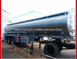 Tri-Axle 45000 Liters 50000 Liters Fuel Transport Stainless Steel Tanker Semi Trailer