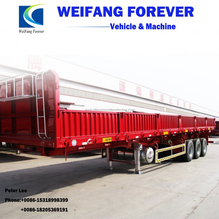 Weifang Forever Utility Cargo Side Wall Semi Trailer