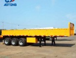 China Manufacture Steel Material Flatbed Side Wall Cargo Trailers