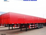 3 Axles Side Wall Cargo Truck Semi Trailer for Sale