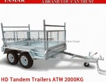 ATM 2000kg Box Trailer with Cage/Dump Trailer/Tipper Trailer