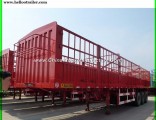 3 Axles 60 Ton Van Cargo Stake Truck Trailer