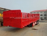 3 Axle Flatbed Cargo Full Trailer for Asia and Africa