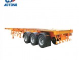 China Manufacture 3 Axle 40FT Skeleton Container Chassis/Semi Trailers