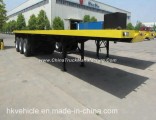China Factory Price 3-Axle 40FT Flatbed Container Semi Trailer