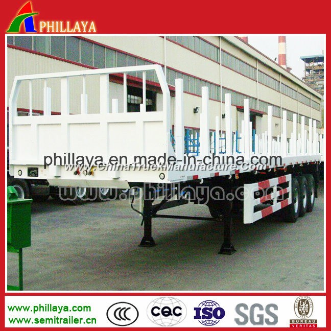 3 Axle 48FT Container Transporting Skeleton Semi Trailer