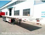 China New 3 Axle Container Flatbed Semi Trailer for Sale