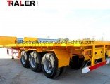 2 Axle Flatbed Container Trailer for 20FT 40FT Container Trailer