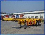 China Fabrica 3 Axle Skeleton Container Trailer for Sale