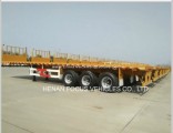 Two Axles 40FT 45FT Container Flatbed Truck Container Trailer