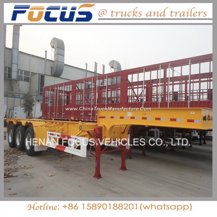 ISO 20FT 40FT Container Chassis Frame Truck Trailer