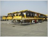 Cimc 20FT 40FT 3 Axles Flatbed Container Truck Trailer