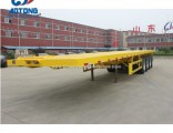 Factory 20FT 40FT Flatbed Semi Trailer on Sales