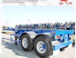 Double Axles 20FT Container Trailer with Twist Locks
