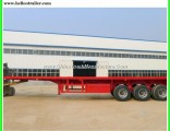 20FT/40FT/45FT Container Transport Trailer Flatbed Truck Trailer with Air Bag Suspension
