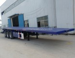 Factory Price 3 Axle 40FT Flatbed Container Semi Trailer for Sale