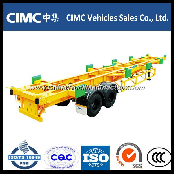 Cimc Terminal Trailer Yard Container Chassis with 40-60ton