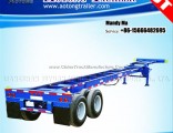 40FT 45FT Container Chassis Semi Trailer, Skeleton Extendable Semi Trailer