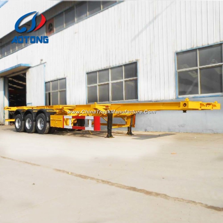 20/40feet 3axles Skeloton Trailer/Container Chassis/Container Trailer for Sale