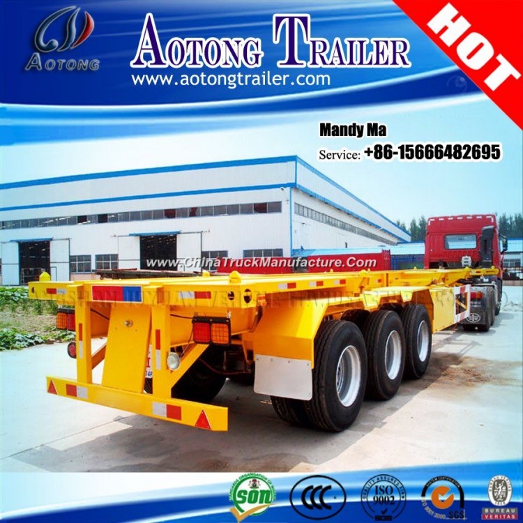 40FT Container Trailer, Chassis Semi Truck Trailer for Africa