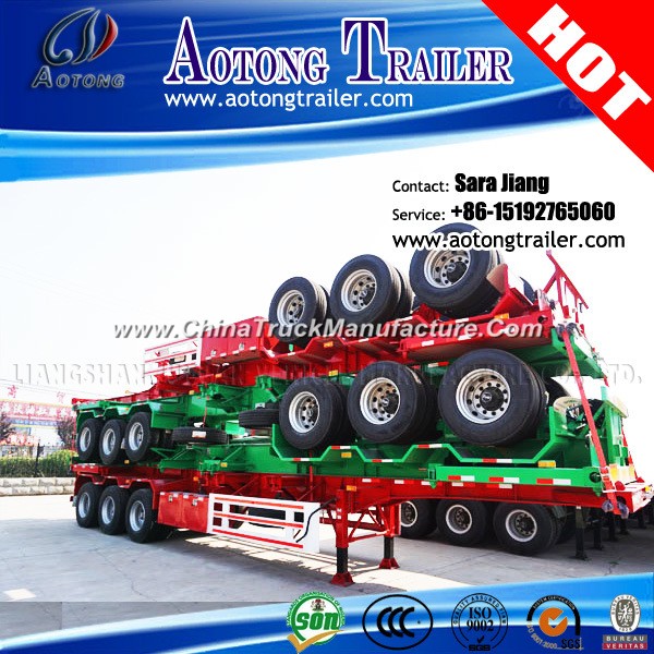 Tri-Axles 40FT Container Skeleton Chassis Semi Trailer for Sale