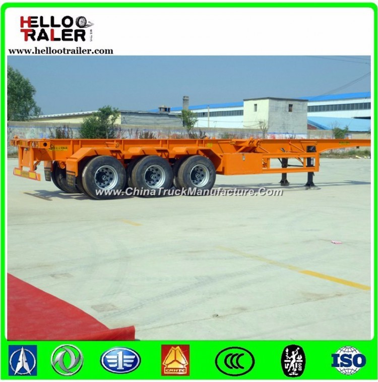 40FT Skeleton 3 Axle Container Chassis Trailer