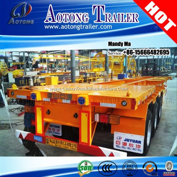 40 Tons Chassis Semi Trailer with Container Twist Locks