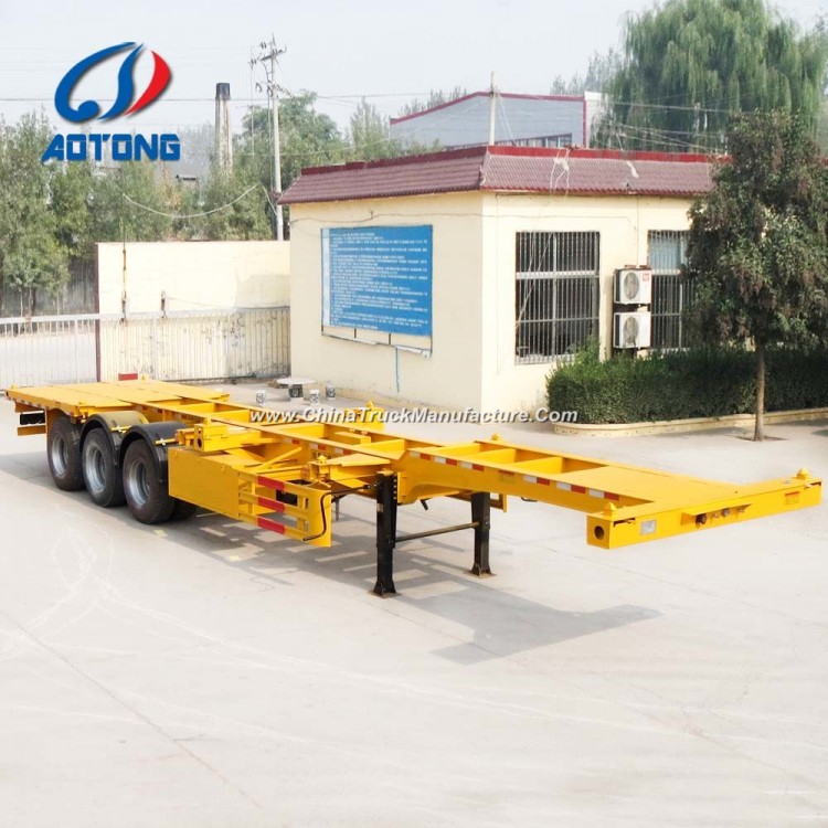 Good Quality 40FT Skeleton Container Trailers/Container Chassis for Sale