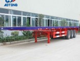 Hot Sale 3axle Flatbed Container Carrier Trailers (skeleton chassis optional)