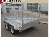 Best-Selling Heavy Duty Tandem Axle Box Trailer with Cage