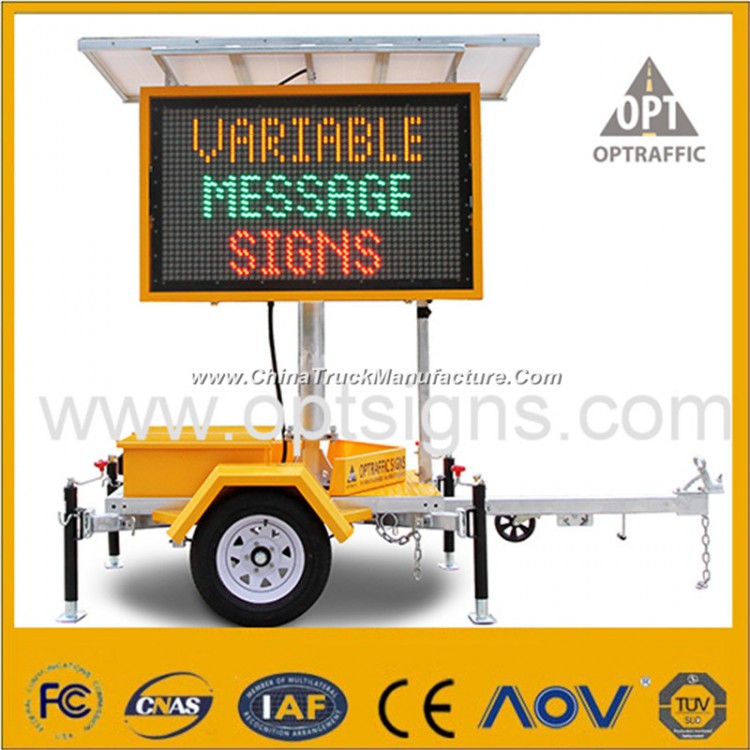 2 Cost Effective Solar Powered Variable Message Signs Vms Trailer
