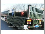 3 Axles 40FT Dropside Container Semi Trailer for Sale