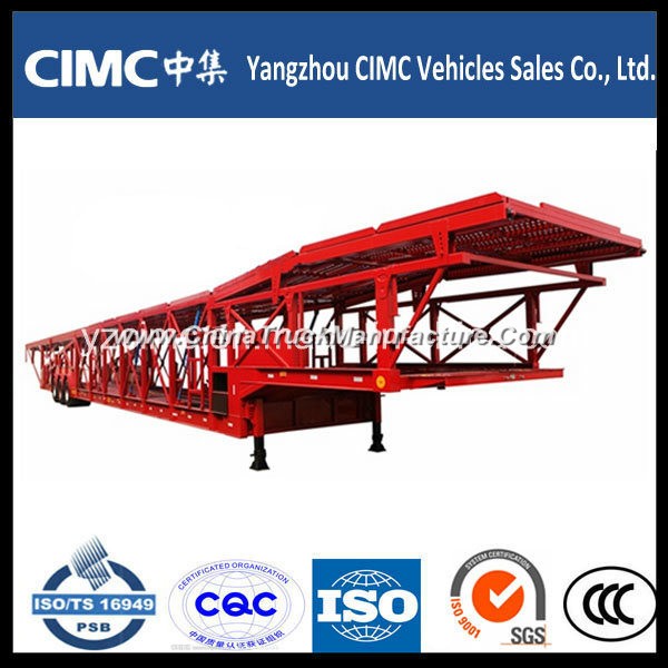 Cimc 3 Axle Car Carrier Semi Trailer