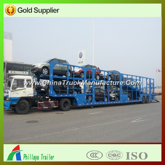 8 Cars Carrier 2-Axled Car Carrying Semi Truck Trailer
