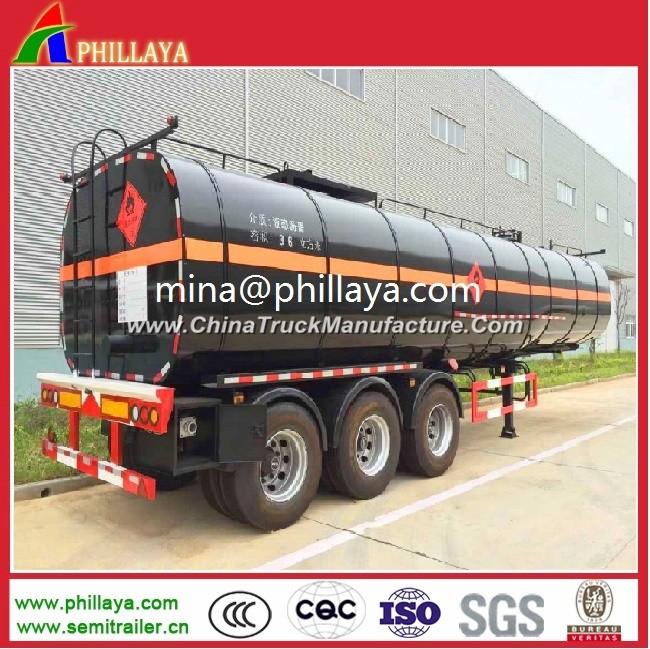 Heating Asphalt Semi Truck Tanker Bitumen Tank Semi Trailer