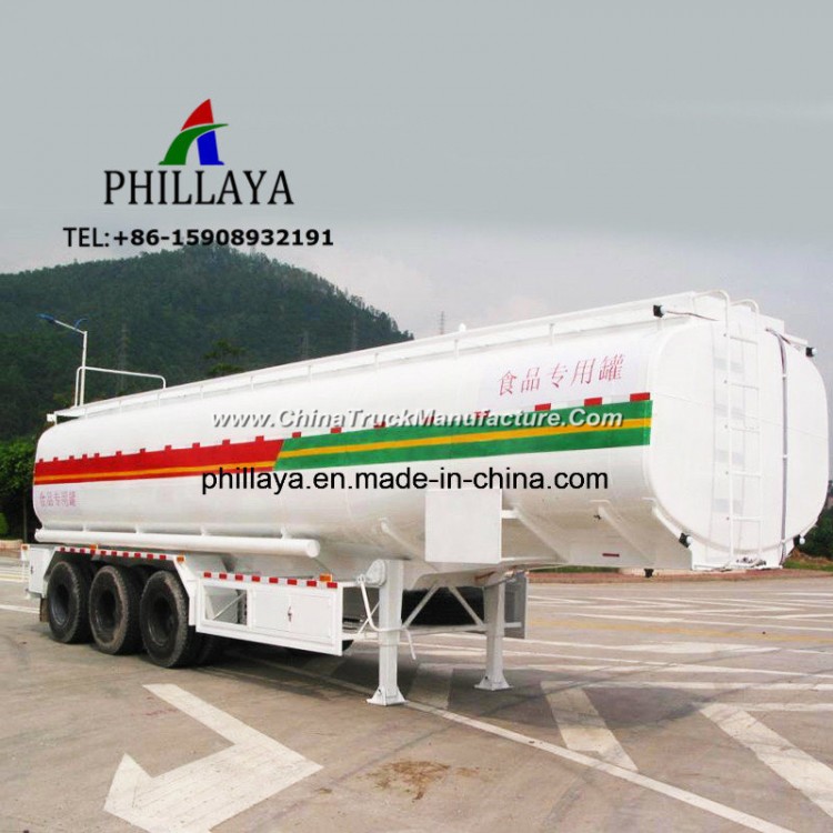 Bitumen Asphalt Heating Storage Transport Tank Truck Semi Tanker Trailer
