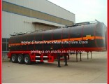 3 Axles 40cbm Asphalt Bitumen Heating Storage Tanker Semi Trailers