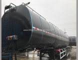 3 Axles Bitumen Asphalt Transport Tanker Semi Trailer with Burner