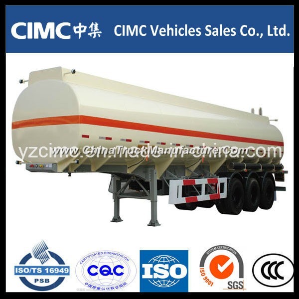 Cimc 45cbm 3-Axle Oil Fuel Tank Semi Trailer