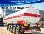 New 45000 Liters Stainless Steel Fuel Oil Tanker Semi Trailer for Sale