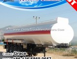 China Manufacturer Tri-Axle 36000 Litres Fuel Tanker Semi Trailer for Sale (Volume Customised)