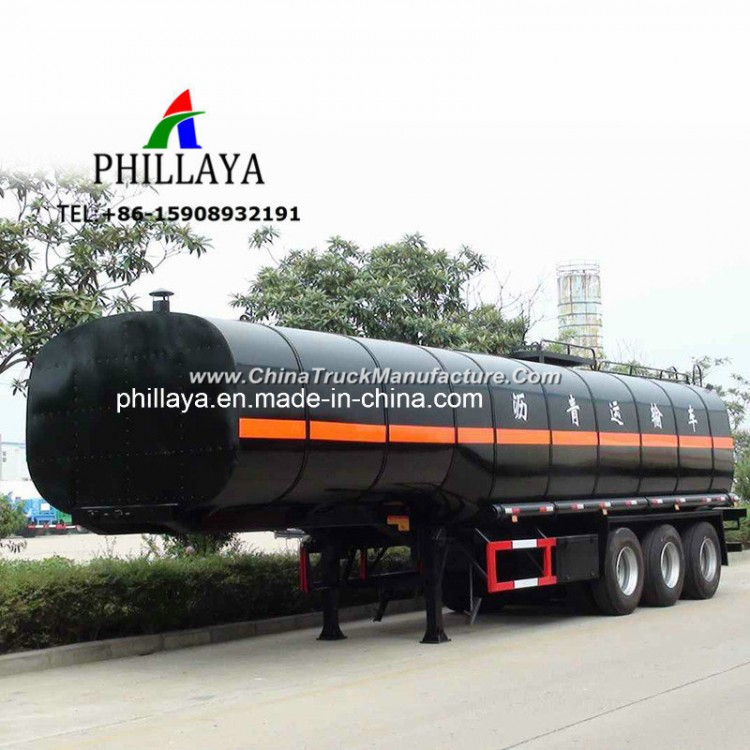 Asphalt Bitument Heating Transport Truck Hauler Tank Tanker Semi Trailer