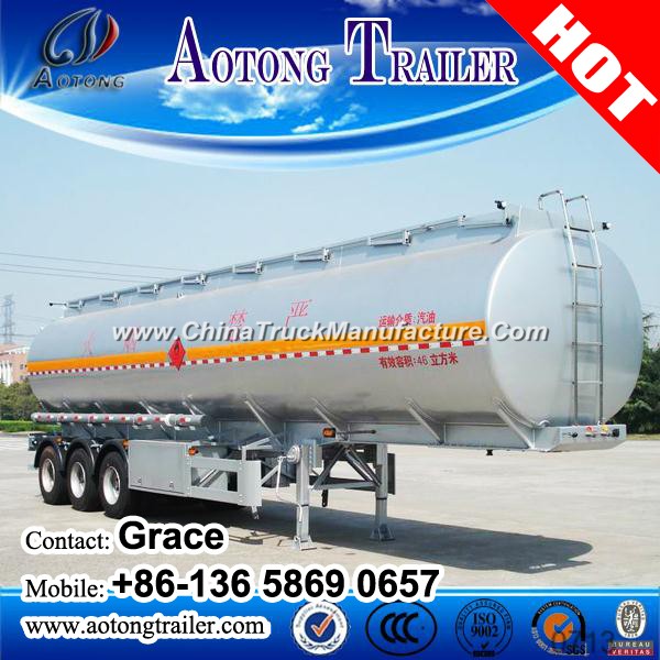 China Manufacturer Best Selling 50000 Liters Fuel Tank Semi Trailer (capacity customized)