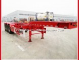 Terminal-Yard Port-Use Easy Delivery 40ton 20-40 Foot Container Semi Trailer