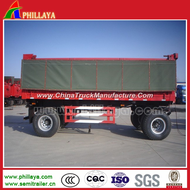Open Wing Full Draw Bar Tipper Side Tipping Trailer