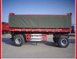 Open Wing Full Draw Bar Tipper Side Tipping Trailer