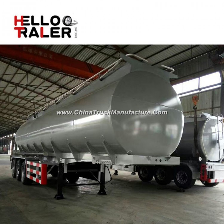 Carbon Steel Fuel Tanker Trailer with Air Suspension
