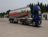 Fuhua/BPW Axles 50cbm Aluminum Fuel Oil Tanker Truck Semi Trailer